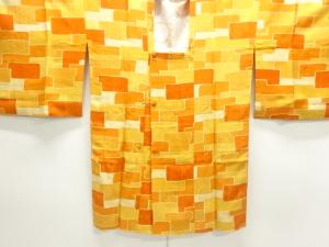 抽象模様織出し道行コート